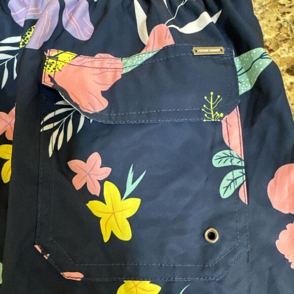 Vintage Summer Men’s TROPICAL Volley Swimsuit XXL - Picture 5 of 7